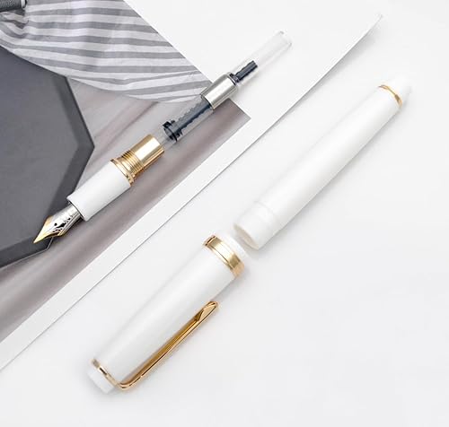 Miniatura 3 de JINHAO 82 Pluma estilográfica (blanco porcelana, punta fina 0.020 in)