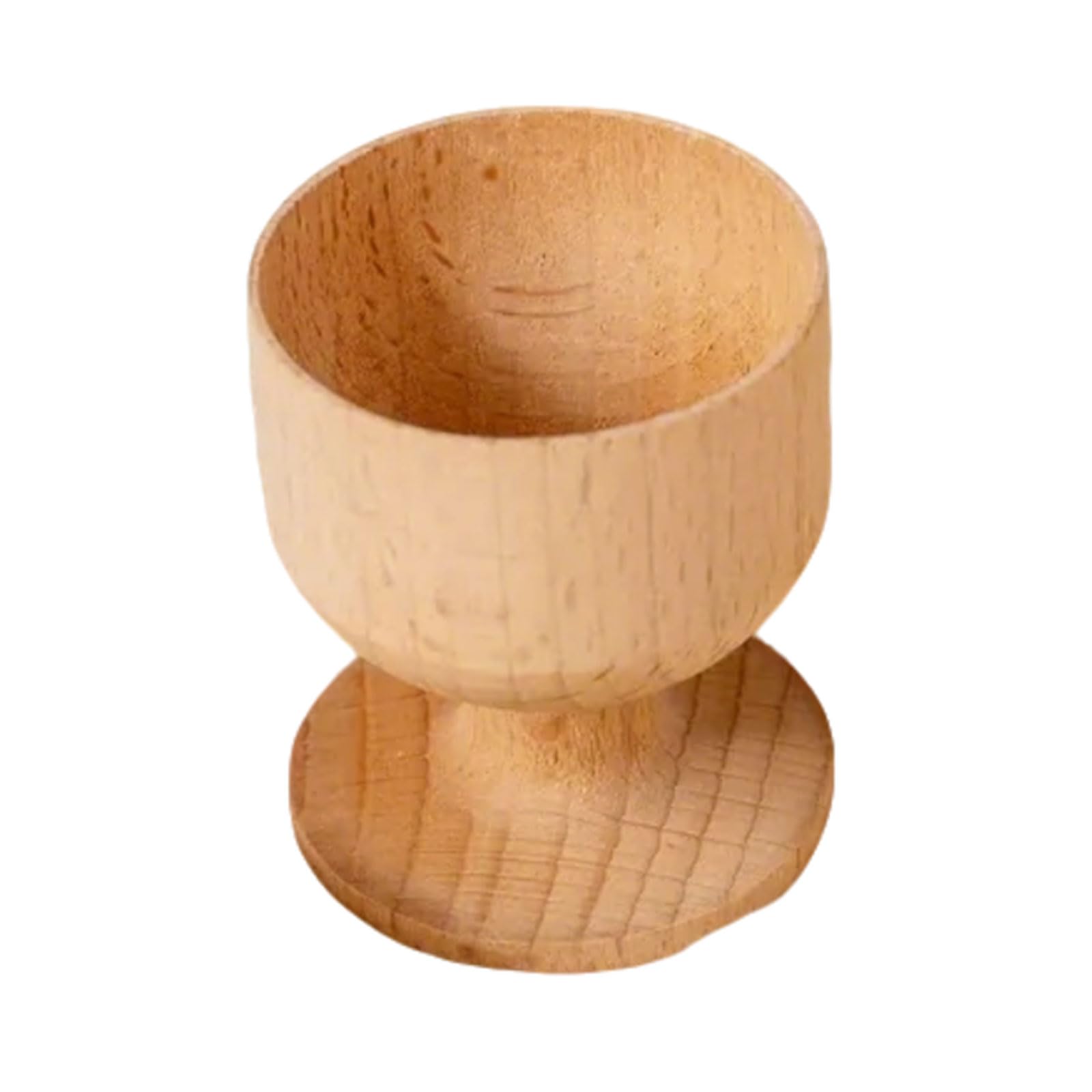 ttnmrc Montessori Natural Unpainted Wooden Fake Chicken Duck Eggs