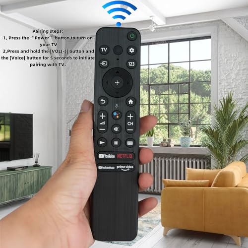 Télécommande vocale RMF-TX800P pour TV Sony : Contrôle micro intégré 4K 8K - 4
