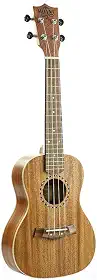 Ukulele Moani HONOLUA Concerto 23” Acústico, Mahogany em acabamento fosco, Cor Natural, Binding em Maple, Encordoamento Aquila e Bag UKBG12-23
