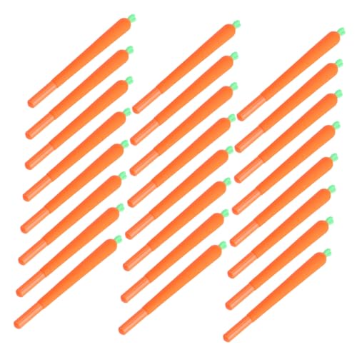 Set de 24 bolígrafos de gel con forma de zanahoria