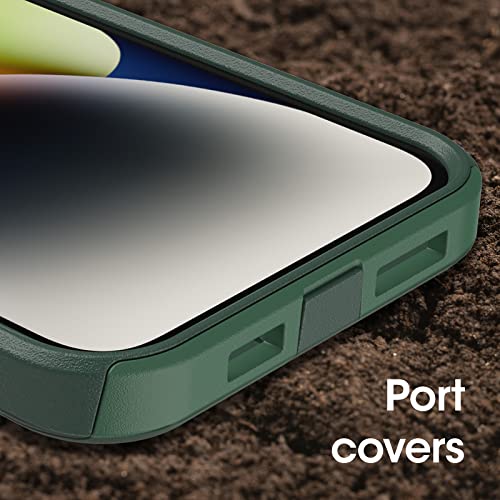 OtterBox iPhone 14 Plus Commuter Series Case - Trees Company (Green), Slim & Tough, Pocket-Friendly, with Port Protection - image 6