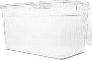 Hemoton Freezer Storage Case Lidded Food Storage Box for Fruits and Vegetables Pet Refrigerator Organizer Sufficient Capacity for Keeping Your Fridge Neat and Tidy