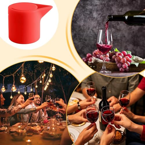Tapón de vino y tapón de champán impermeable con 3 válvulas protectoras 6