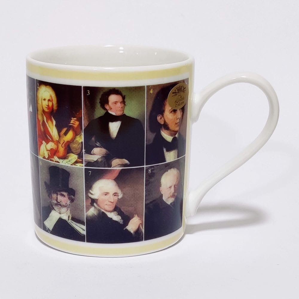 Famous Music Composers Mug - Fine China Construction with Matching Presentation Box