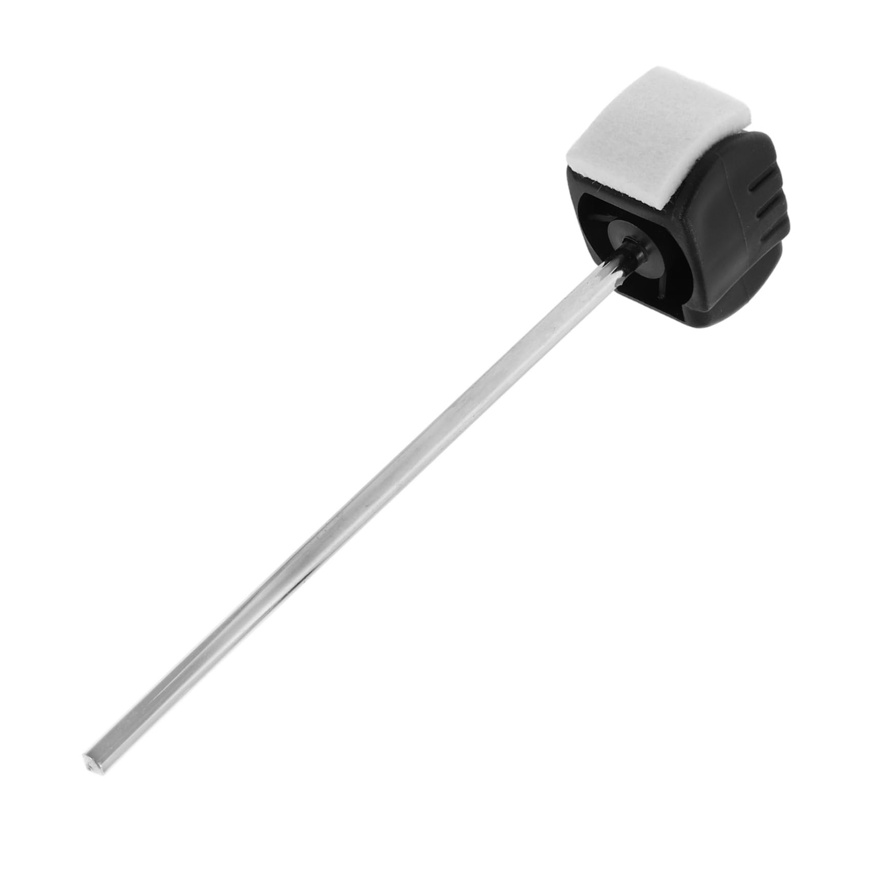 BESTonZON Drum Pedal Bass Drum Pedal Parts High Grade Felt Drum Kick Pedal Bass Drum Pedals Black Stainless Steel