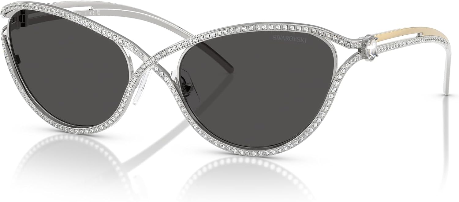 Swarovski womens Sk7025 Cat Eye Sunglasses