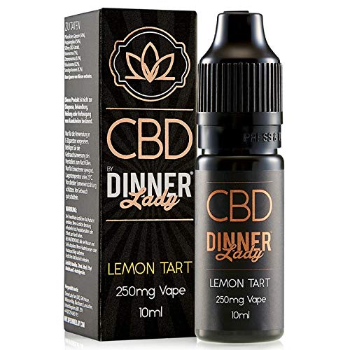 Lemon Tart 10ml CBD Vape e Liquid by Dinner Lady CBD Nikotinfrei 250mg – Bild 3