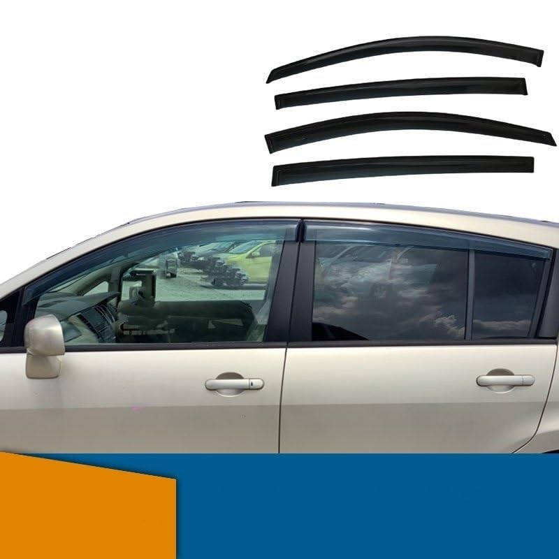 Déflecteurs de vent Nissan Tiida accessoire vitre protection pluie - 3
