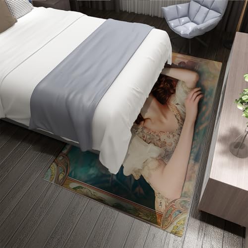 Tapis vintage classique élégant grand format 150x210 cm lavable - 5