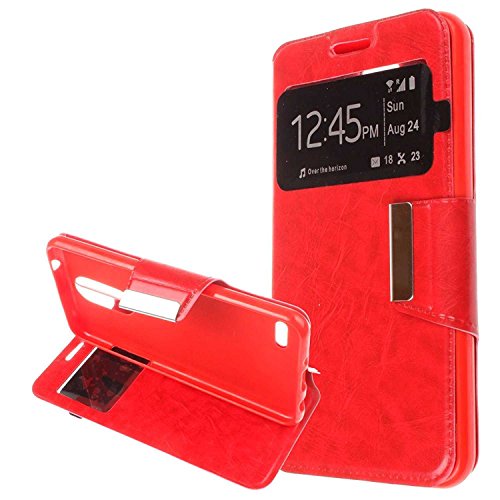 Todobarato24h Funda Libro Ventana ROJA LG K4 2017