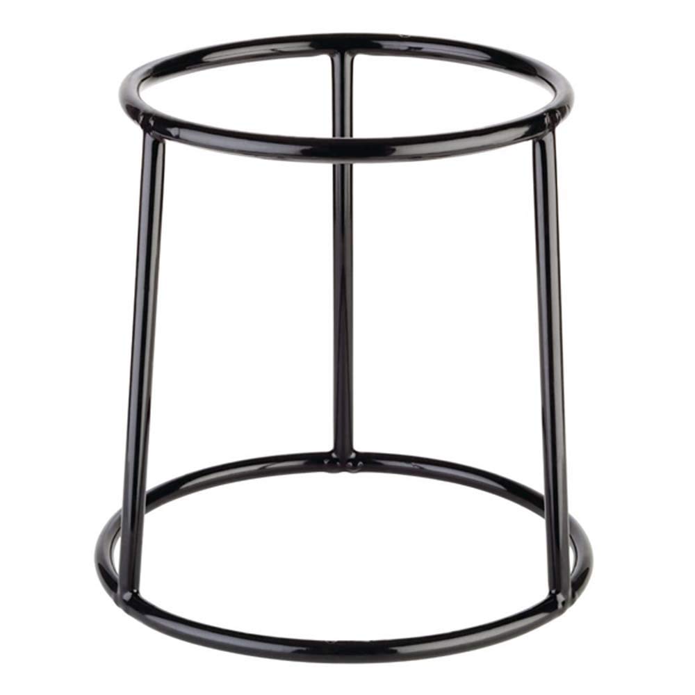 Aps Buffet Supporto – Multi Round di Rivestimento in Metallo, Nero, Diametro 15,5/18 cm, Altezza: 18 cm