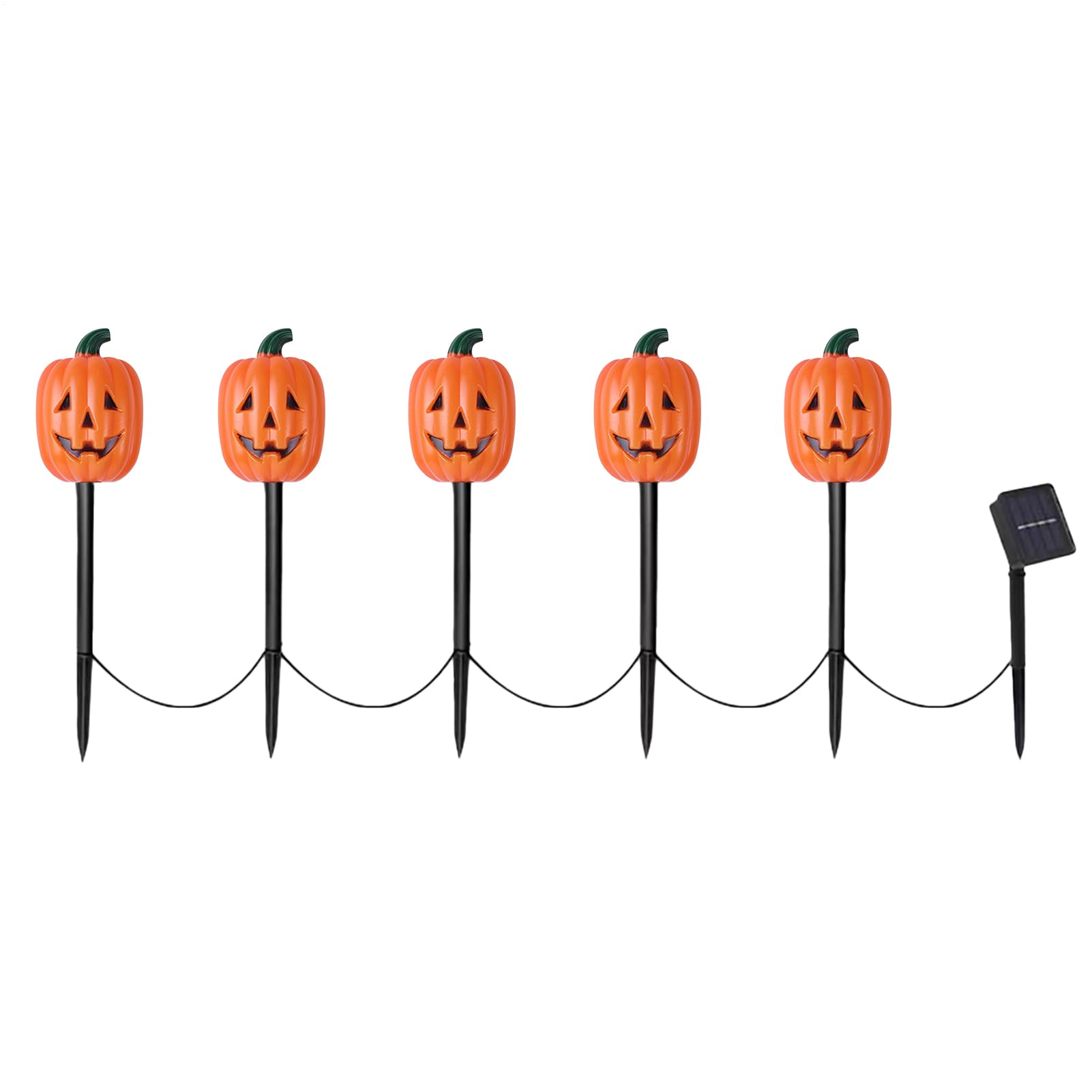 Lanterne effrayante imperméable Halloween solaire pour arbres et fêtes extérieurs