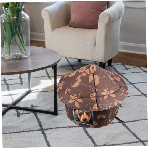 Toddmomy Cama Para Animais Estimação Ninho Gato Semi Fechado Cama Dormir Para Gatos Em Casa Para Gat