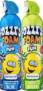 FOZZI's Bath Foam Aerosol for Kids, Brilliant Blue & Foam Groovy Green, Good