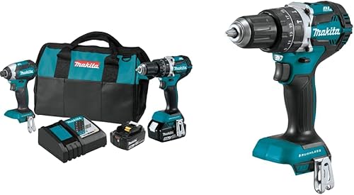 Miniatura 6 de Makita XT269T 18V LXT - Kit combinado inalámbrico de iones de litio sin escobillas de 2 piezas, XPH12Z, XDT13Z, bolsa (5.0Ah) con sierra recíproca