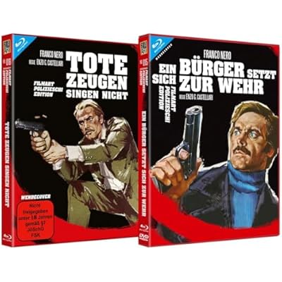 TOTE ZEUGEN SINGEN NICHT + EIN B&Uuml;RGER SETZT SICH ZUR WEHR - Limited "POLIZIESCHI BUNDLE" - BLU-RAY - UNCUT! Franco Nero-Doppel!