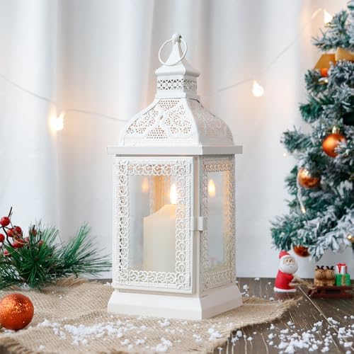 Amazon.de IKEA Windlicht für Blockkerze, 28 cm, weiß (In/Outdoor