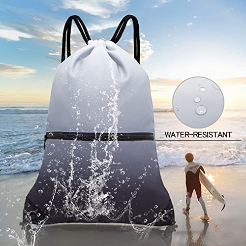 Image of HOLYLUCK Drawstring Backpack Bag Sport Gym Sackpack