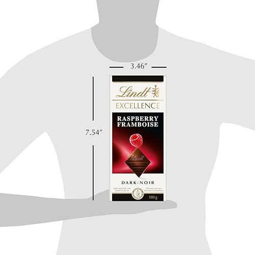 Miniatura 2 de Lindt Excellence - Barra de chocolate negro de frambuesa, 2.82 oz2.8 onzas (importado de Canadá)