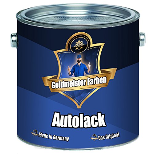 Goldmeister Farben 2 K Autolack - Grundierung und Decklack in Einem - Extrem Wiederstandsfähiger Landmaschinenlack im Set (Weiß RAL 9010, 2,5 kg)