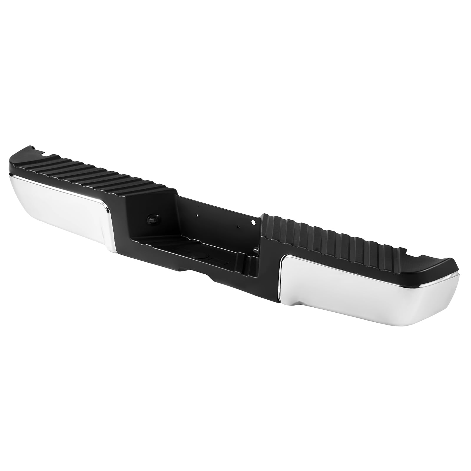 VEVOR Pare-Chocs Arrière, Compatible avec Ford F250/Ford F350 Super Duty 2008-2016, en Acier, avec Éclairage de Plaque d'Immatriculation et Marchepied, Pièce de Remplacement Automobile pour FO1103148