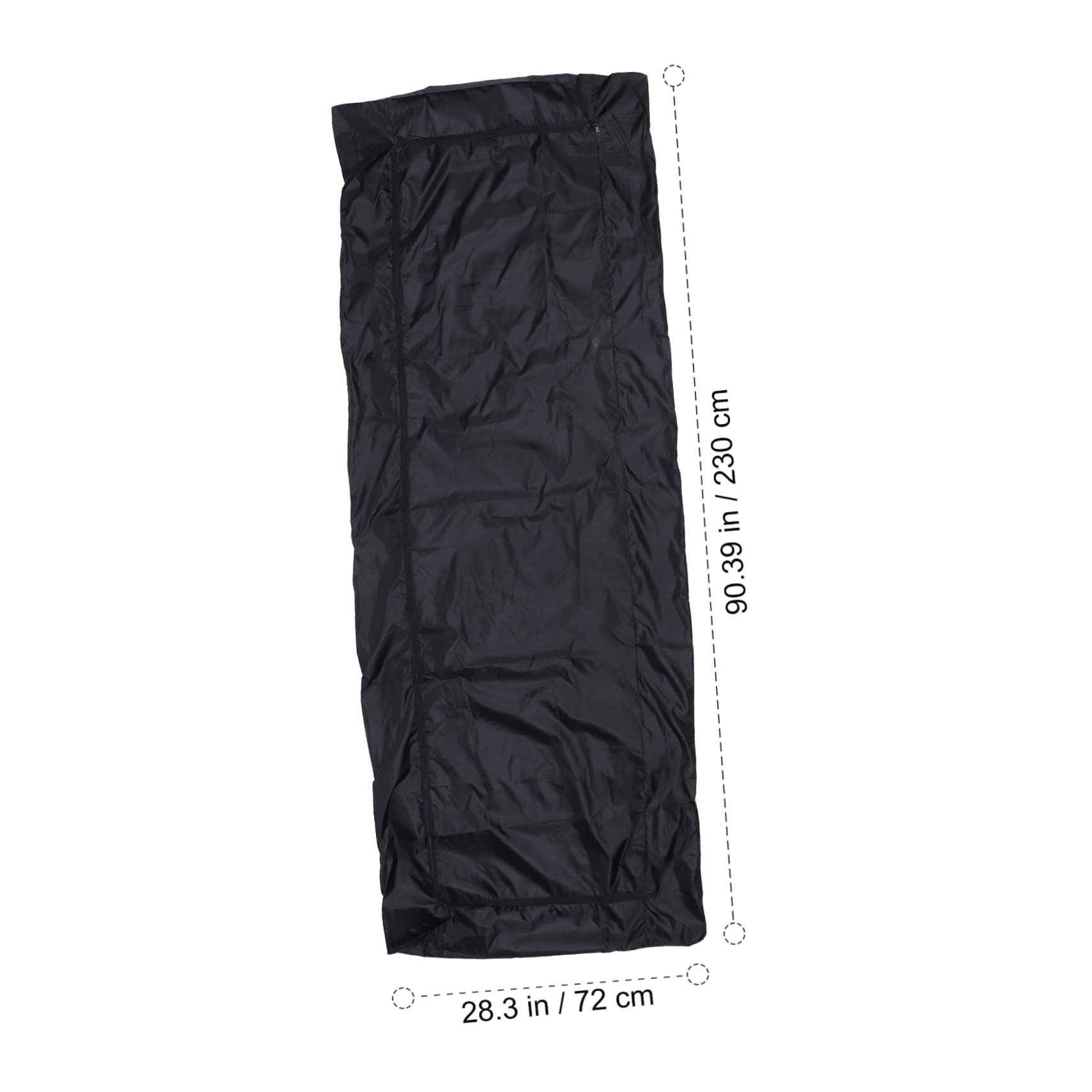 NAMOARLY Portable Body Bag Waterproof Corpse Bag Proofing Corpse Pouch Black Fine Craftsmanship