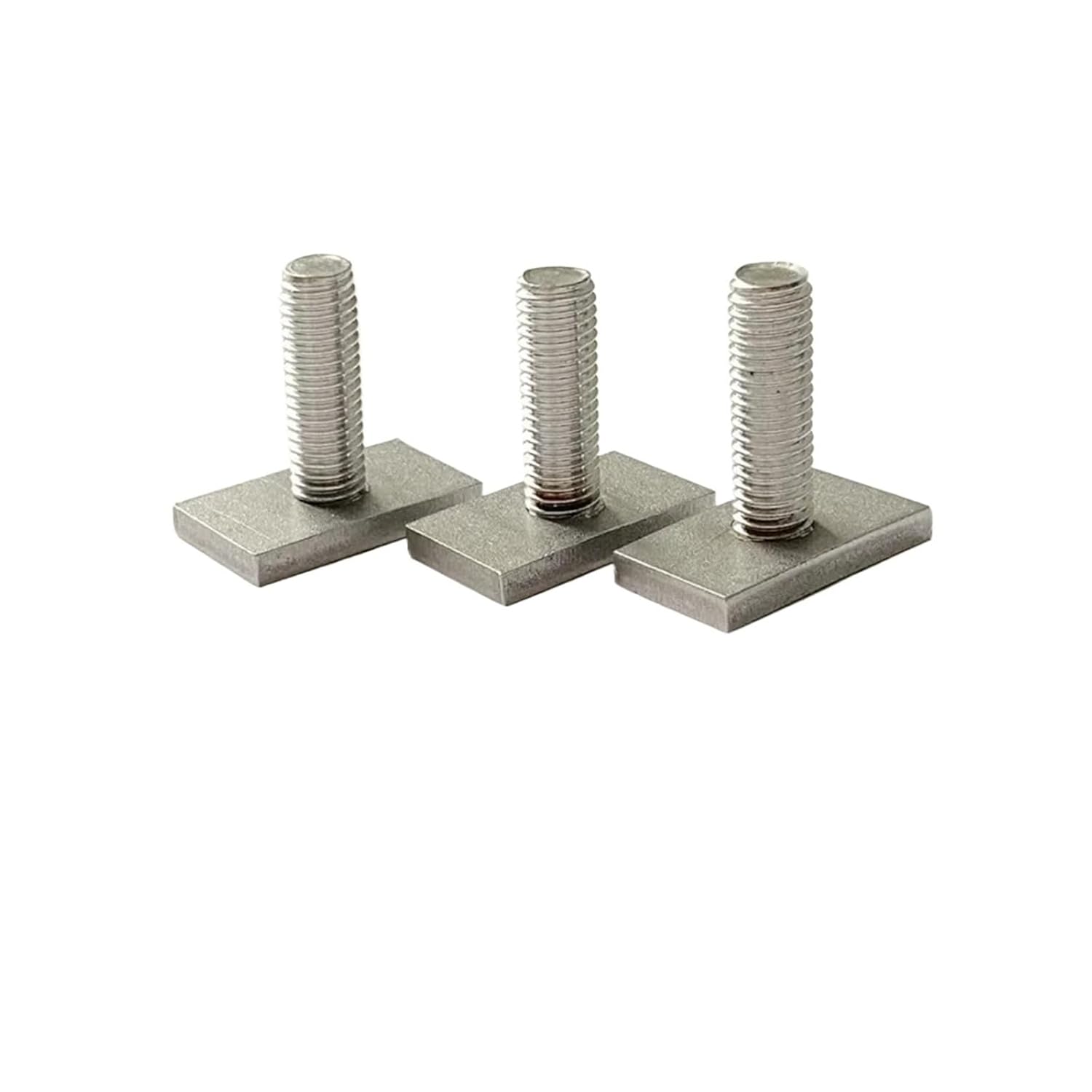 10pcs Stainless Steel Screw Chute Rail Track T-Shape Bolt Rectangle Hammer Head Bolt M6 M8 Hardware Fastener Tool Supplies(A5-M6)