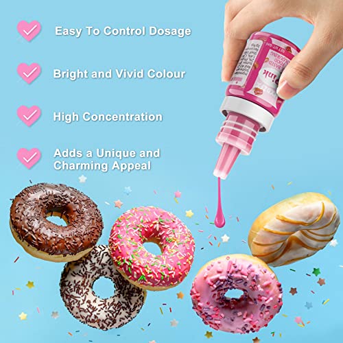 Oil Based Food Colouring - 16 Colours Concentrated Oil Based Food Coloring Set, Food Dye For Cream Cakes, Baked Cake Decoration, Chocolate, Candy, Ice Cream, Doughnuts, Biscuits - (Per Bottle 6ml) - Image 4