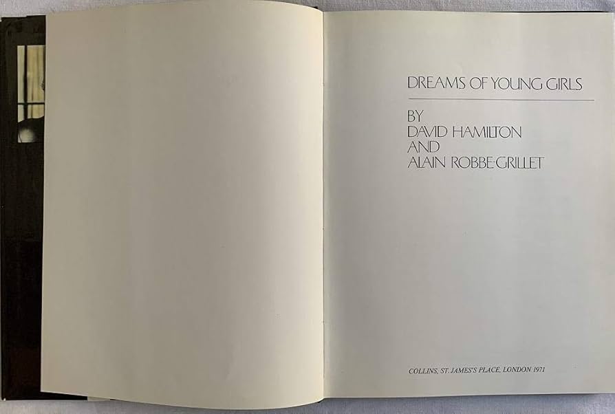 洋書 DREAMS OF YOUNG GIRLS by DAVID HAMILTON 洋書 Dreams of young girls David Hamilton Dreams of a Young
