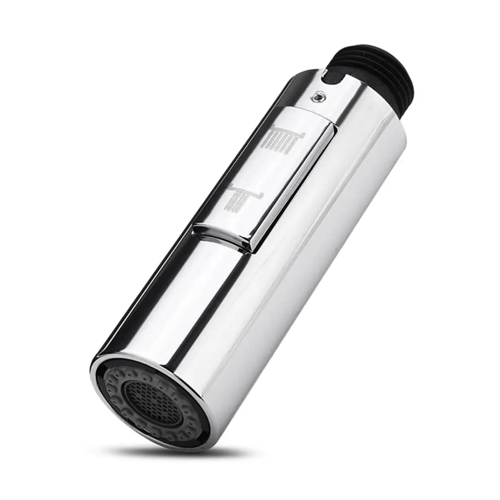 Wasserhahn Auslauf G1/2 Ausziehbarer Duschkopf Sprayer Waschbecken Ersatz Wasserhahn Küchenarmatur Sprühkopf(Silver)