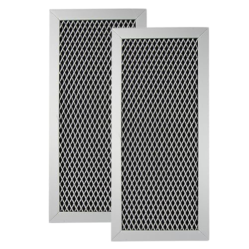 Image of 2 Pcs ME19R7041FS Microwave Oven Charcoal Filter Replacement Part Fits for Samsung Models ME19R7041FS/AA, ME19R7041FT, ME19R7041FT/AA, ME19R7041FB, and ME19R7041FB/AA