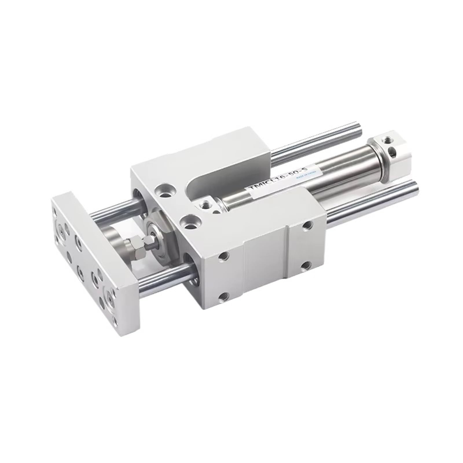 Vérin pneumatique TMIC avec guidage 3 axes pour un mouvement sans torsion