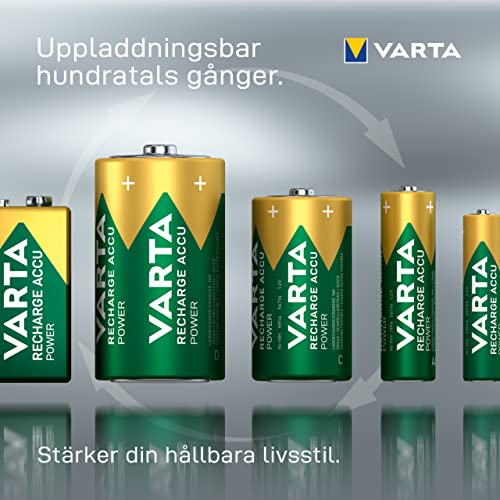 VARTA Piles Rechargeables AA Lot de 8 Recharge Accu Power 2600 mAh Ni MH sans Effet mémoire préchargées prêtes à 'emploi - vue 7