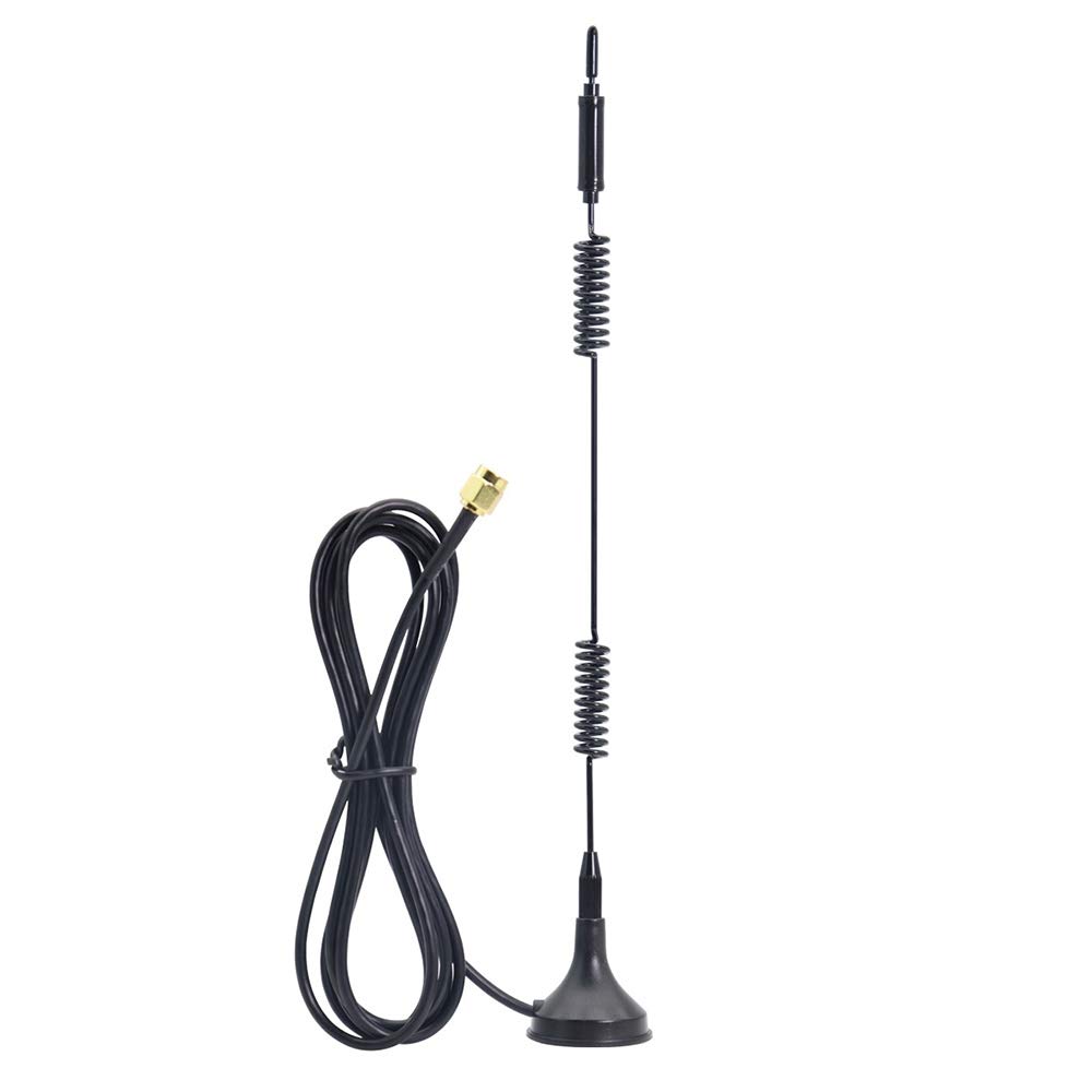 EJOYS Dual Band WiFi 2.4GHz 5GHz 5.8GHz 12dBi 4g Antenna Magnetic Base SMA Male Antenna for WiFi Router Signal Booster Repeater Range Extender Wireless Network Card Security IP Camera - 1pack