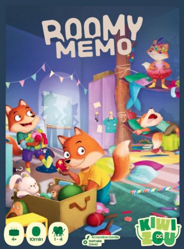 Roomy Memo, jeu de mémoire coopératif, 1-5 joueurs dès 4 ans