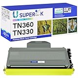 USUPERINK High Yield Compatible Toner Cartridge Replacement for Brother TN360 TN-360 TN330 TN-330 to use with HL-2170W HL-2140 DCP-7040 MFC-7840W MFC-7320 MFC-7340 MFC-7345N (Black, 1-Pack)