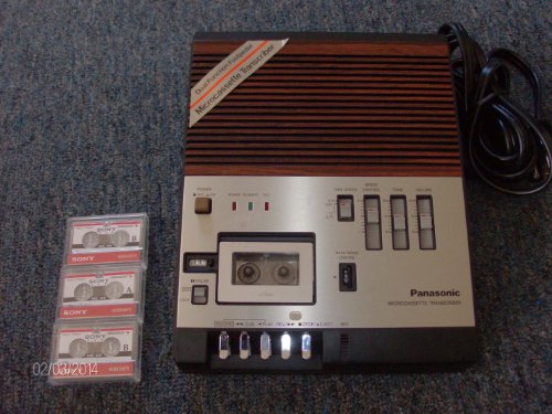 Panasonic Rr-900d Rr900d Microcassette Transcriber Transcription Machine