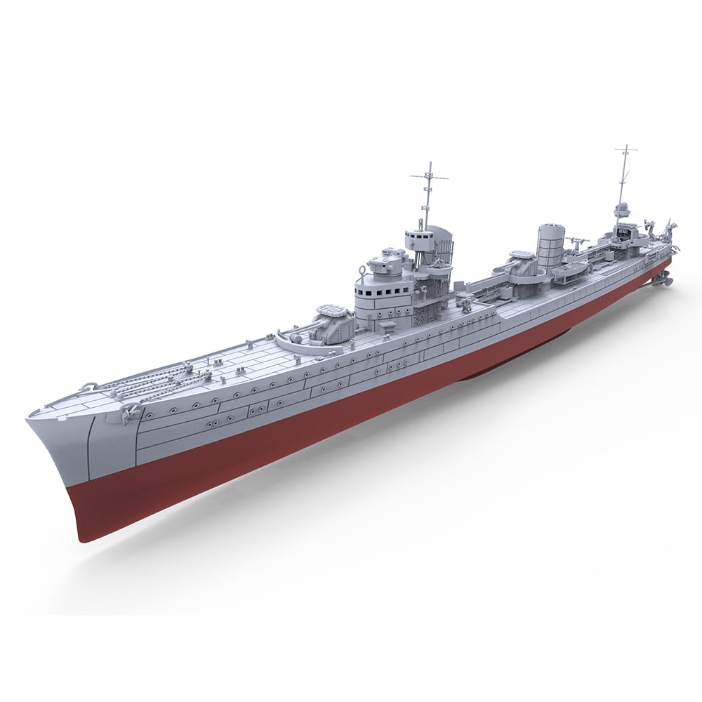 MRY-SFW SSC350740S-A 1/350 zestaw do budowy modelu wojskowego włoski niszczyciel klasy nawigacyjnej Giovanni da Verrazzano 1940 pełny kadłub