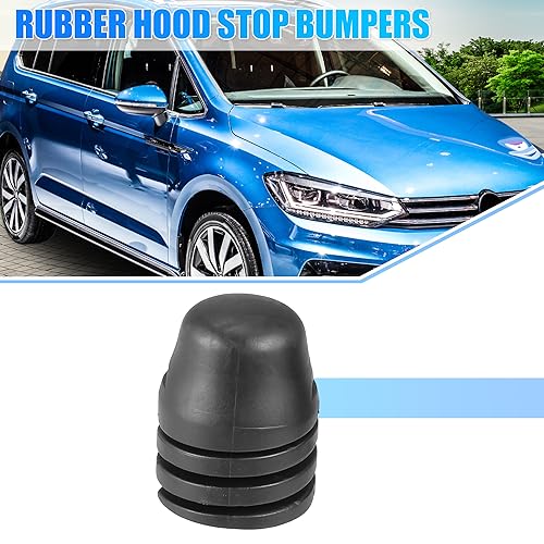QUARKZMAN 4 Stück Autohaube Gummi Stoßstange bis Motorhaube Kissen für Volkswagen