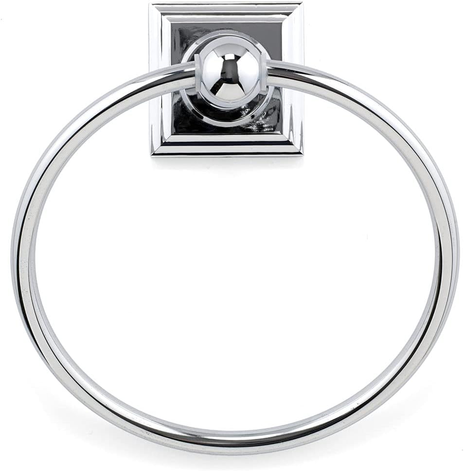 Richelieu Hardware 14643 Bentley Collection Transitional Towel Ring, Chrome