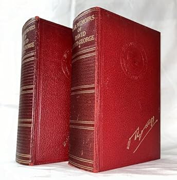 Hardcover War Memoirs of David Lloyd George Book