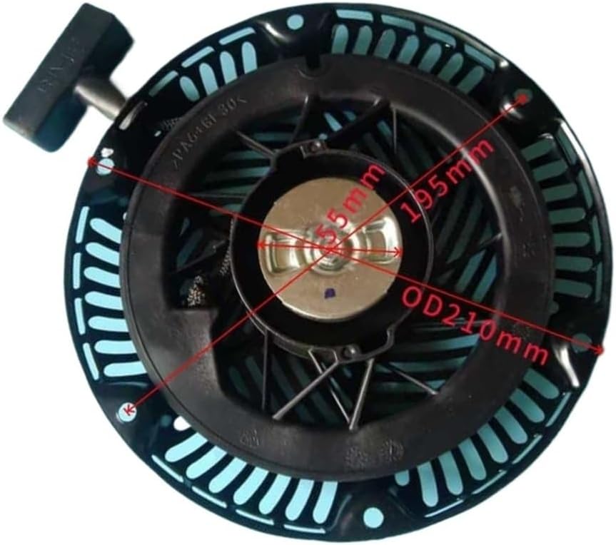 CH440 Recoil Starter Fit for 4T 429CC 440CC 14HP 5KW KL9000 BK700 BS9000 Generator LANUCHER Rope Handle Assembly Carter