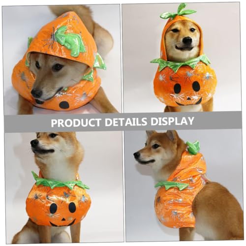 Disfraz Halloween Calabaza para Perro Pequeño miniatura 3