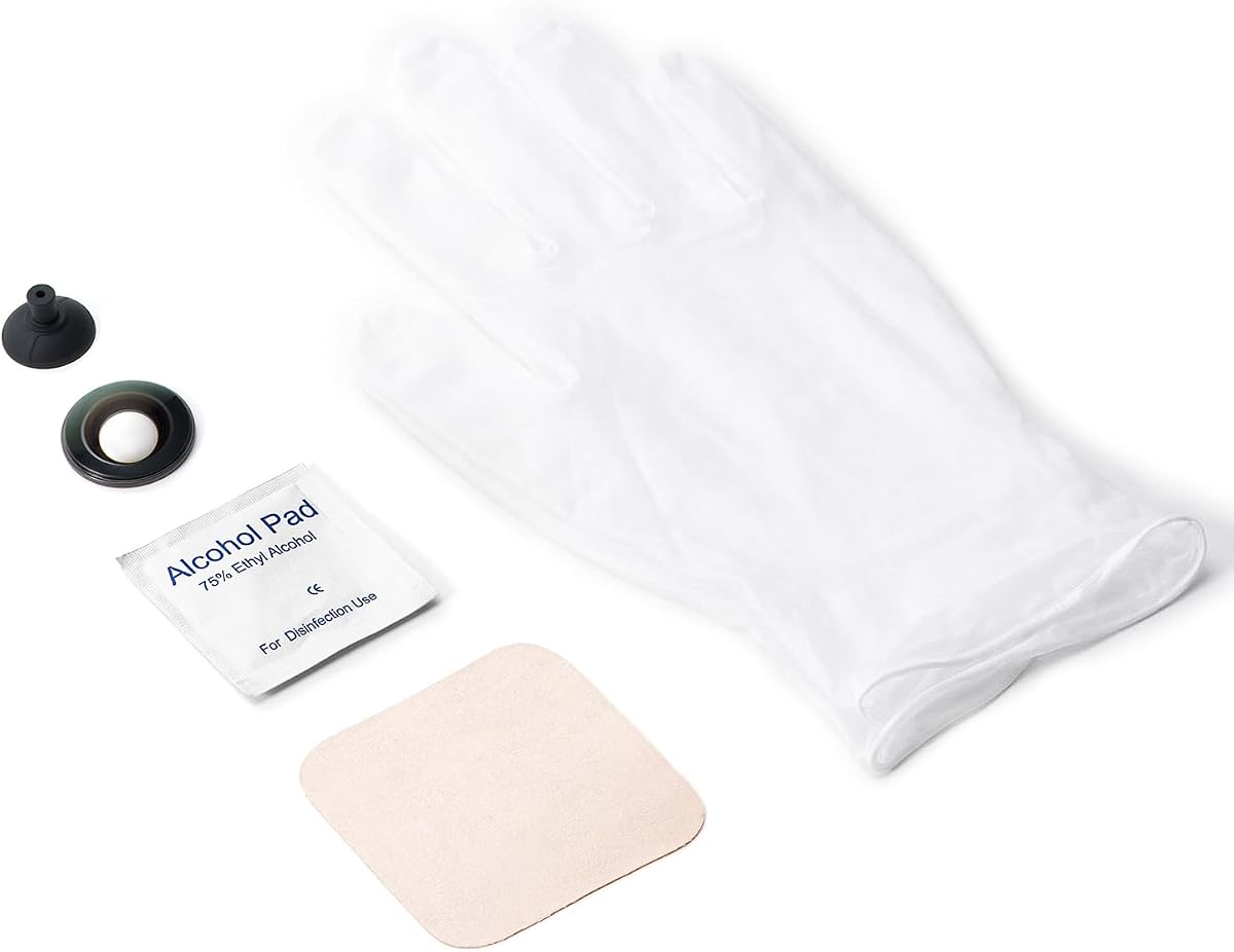 [1 pieza] Repuesto de cristal de lente original para dron DJI Avata 360, cristal óptico portbale con ventosa + kit de limpieza, pieza de reparación de lentes de cámara para accesorios Avata 360