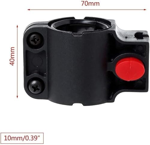 Miniatura 5 de Negro Universal Bike U-Lock Mount, soporte de marco ajustable, soporte para bicicletas de carretera y montaña