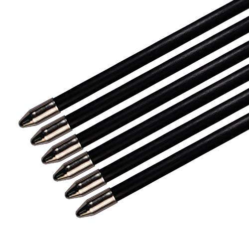 26'' Fiberglass Arrows Archery Target Arrow Practice Shooting Practice Target For Professional Youth Archery Recurve Bow Shooter(Pack Of 12) #TOP7