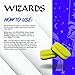 Wizards Exterior Detailing Tools Yellow Foam Detail Pad Set - Cleaners, Applicator Pads and Tools for Car Care - Durable and Multi Use Wax Foam Pad - Car Detailing Kit Essentials - 2 Pcs