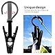 LegendTech 20 Stück Handtuch Clips Handtücher Geschirrtücher Aufhängen Handtuchclips Clips Klammer Haken Wäscheklammer Wäsche Klammer Klammerhaken Hosenbügel Stiefelklammer Sockenklammer, Schwarz