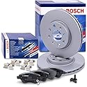 Bosch Bremsenset Vorderachse inkl. Bremsscheiben Vorne Ø 257,4 mm Belüftet und Bremsbeläge Vorne, Passend für OPEL ADAM (M13), CORSA D (S07), CORSA D Kasten/Schrägheck (S07)